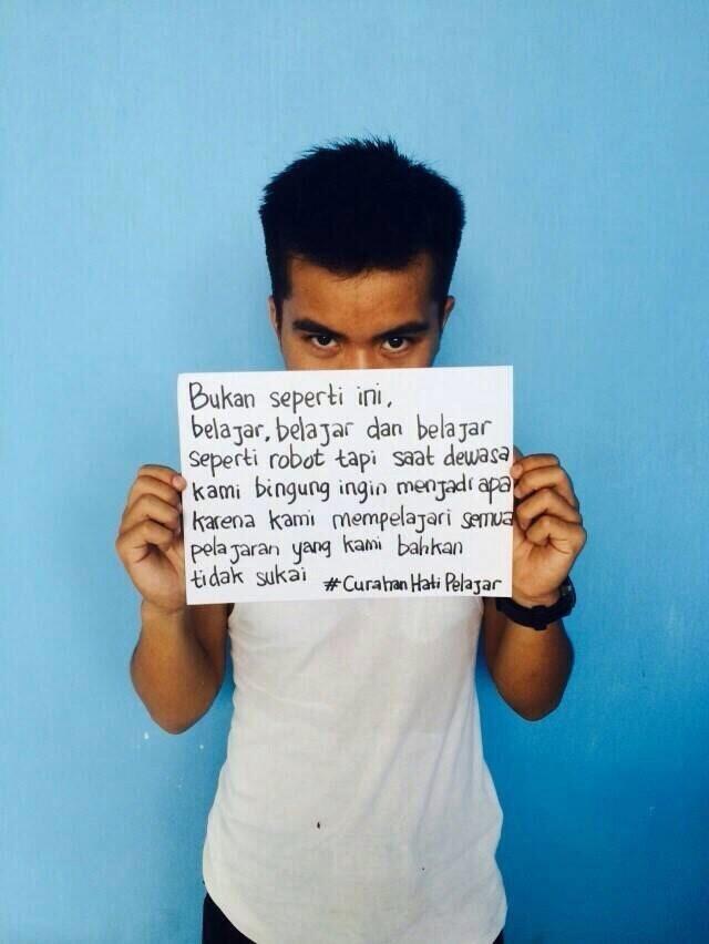 #CURHATANHATIPELAJAR &lt;--- Miris (Mental pelajar sekolah jaman sekarang)