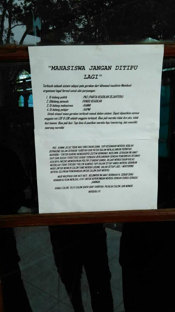 Pemira Universitas Sriwijaya Politik dikalangan kampus