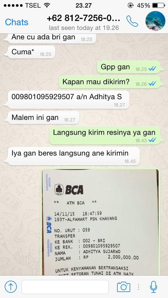 Surat terbuka buat kaskus ID GESITELITI mengembalikan uang saya 2juta 1x24 jam!