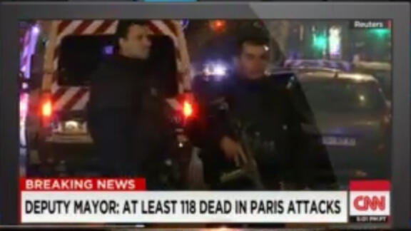 Video detik2 mencekam penyerangan terorist di Paris #PrayForParis