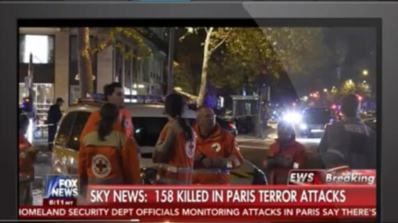 Video detik2 mencekam penyerangan terorist di Paris #PrayForParis