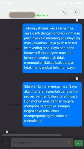 Surat terbuka untuk Duta Fauzanilham (Tolong kirim balik barang yang salah kirim)