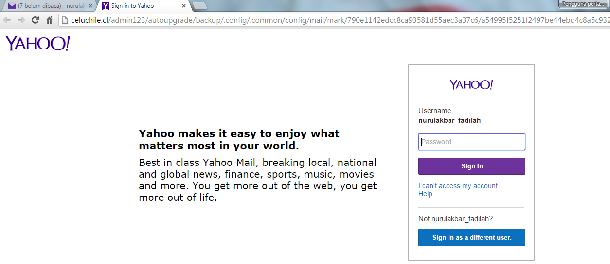 &#91;info dong&#93; ini ulah hacker atau benar dari yahoo