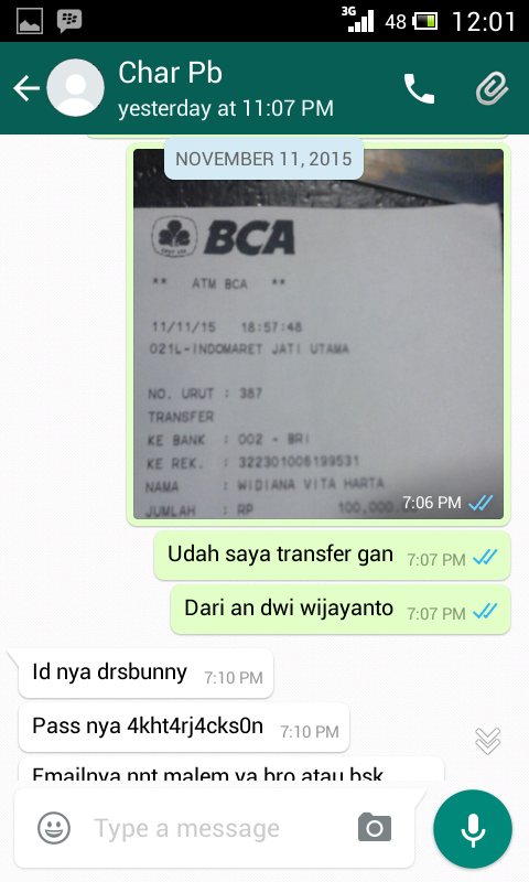 SURAT TERBUKA UNTUK ID akhtarrizvi PENIPUAN JUAL CHAR PB GARENA
