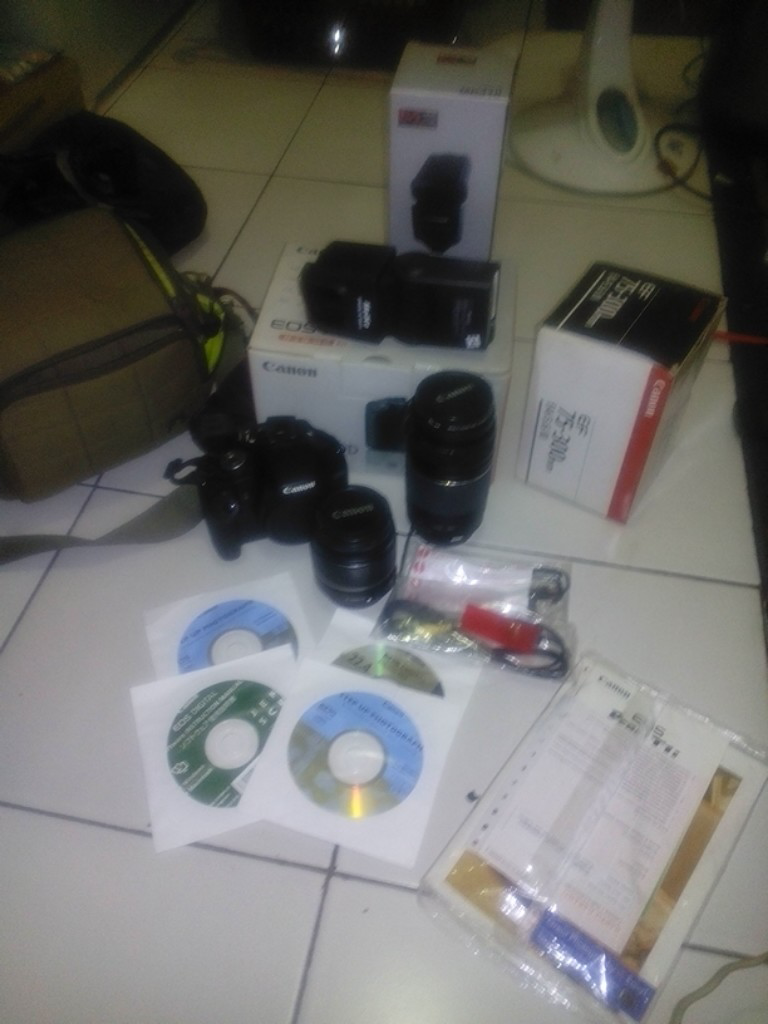 kamera DSLR Canon Eos 500 D kit