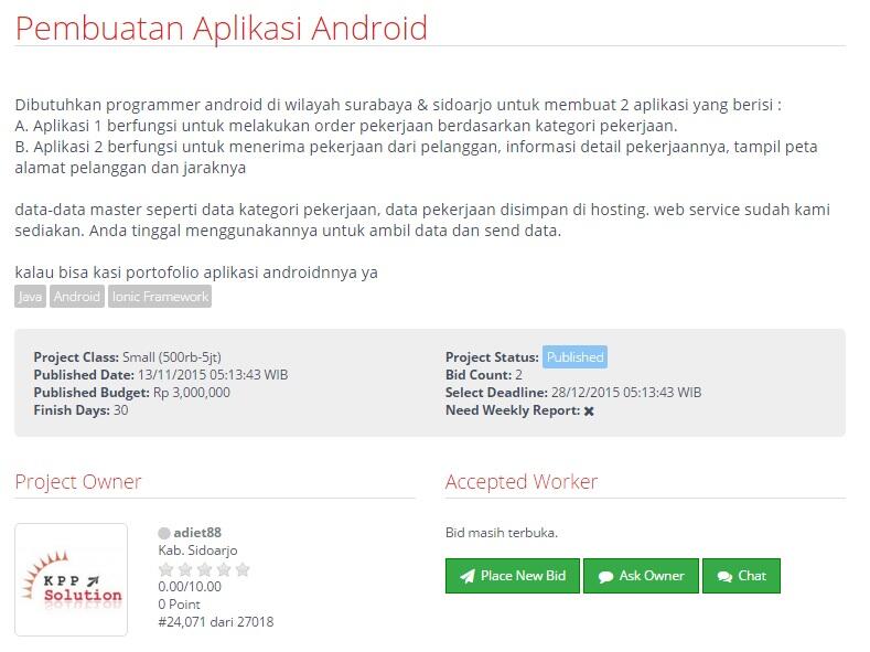 Pembuatan Aplikasi Android  KASKUS