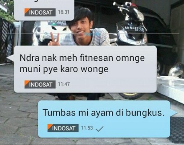 23 Balasan SMS bikin tertawa, di keseharian kita.