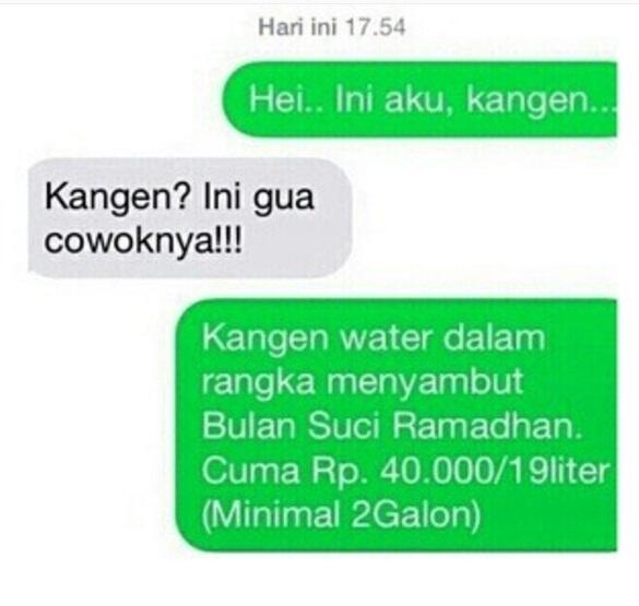 23 Balasan SMS bikin tertawa, di keseharian kita.