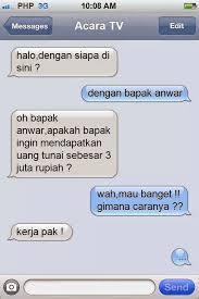 23 Balasan SMS bikin tertawa, di keseharian kita.