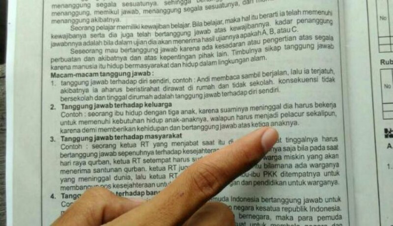 Geger !! Buku Pelajaran SD Memuat Kata-Kata Profesi Pelacur !!
