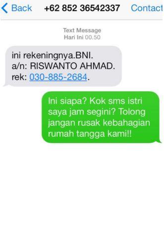 16 Foto balasan SMS penipuan yang bikin ketawa ngakak