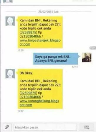 16 Foto balasan SMS penipuan yang bikin ketawa ngakak