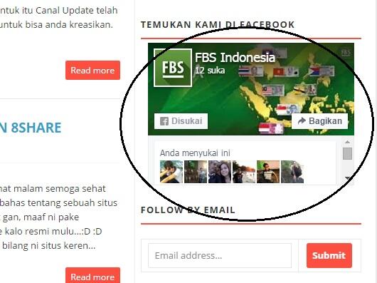 CARA MUDAH BUAT PLUG IN FACEBOOK FANS PAGE DI BLOG