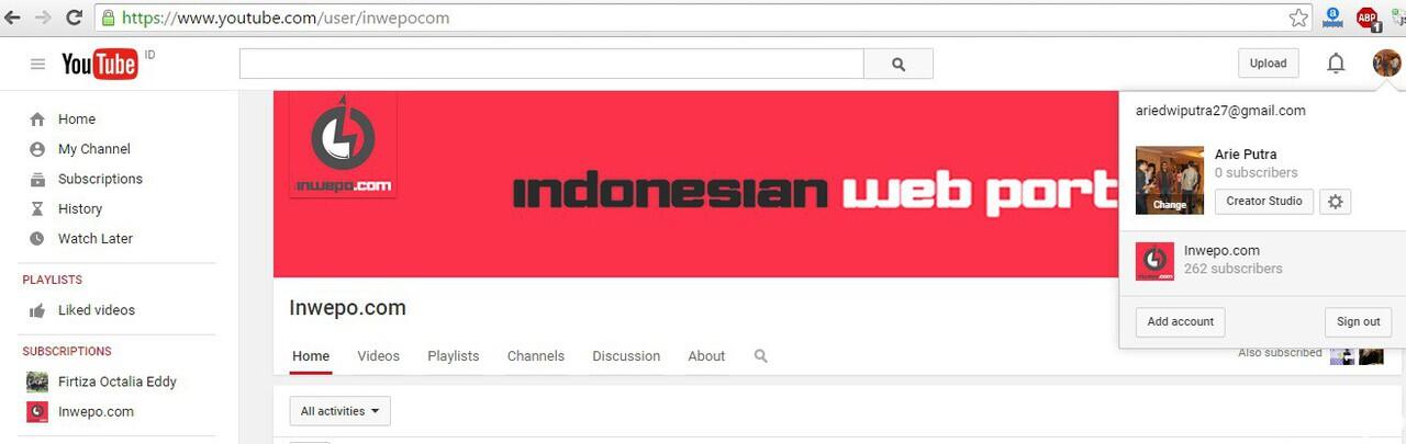 Cara Menambahkan Admin Baru di YouTube Channel