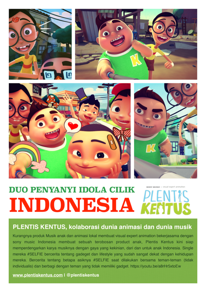Keren neh, animasi penyanyi cilik karya anak bangsa