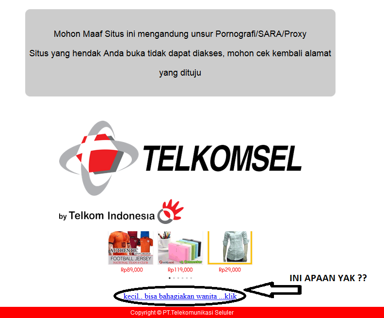 ??? ADA YG ANEH DARI INTERNET FILTERING T*LK*MSEL ???