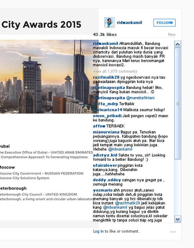 &#91;KEREN&#93; Bandung Masuk Finalis World Smart City Awards 2015