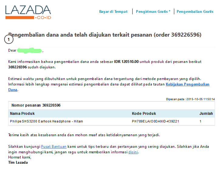 SERVICE BURUK LAZADA !!!