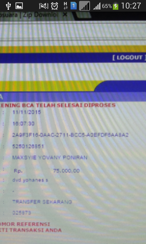 Penipu lapak FJB ini bernama Maxsyie . Yang dipakai adalah lapak rohani. Ngeri Gan.