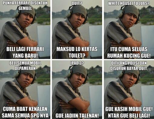 Benar Gak Orang Ini yang Selama Ini Jadi Meme Orang Kaya