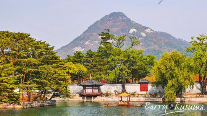 Gyeongbokgung Istana terindah di Korea.