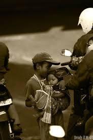 Christmas story children in Indonesia