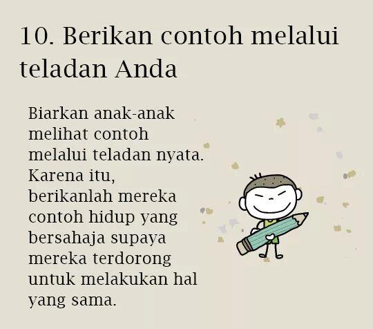 10 Nilai yang dapat di Tanam pada anak agar tidak Hedonis