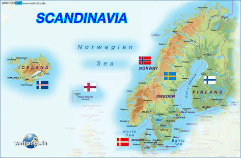 Sejarah dan Arti Bendera Negara Skandinavia  KASKUS