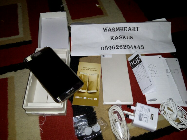 Samsung Galaxy S6 Edge Gold 32GB SM-G9251. Bandung