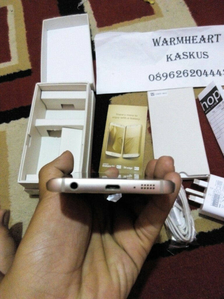 Samsung Galaxy S6 Edge Gold 32GB SM-G9251. Bandung