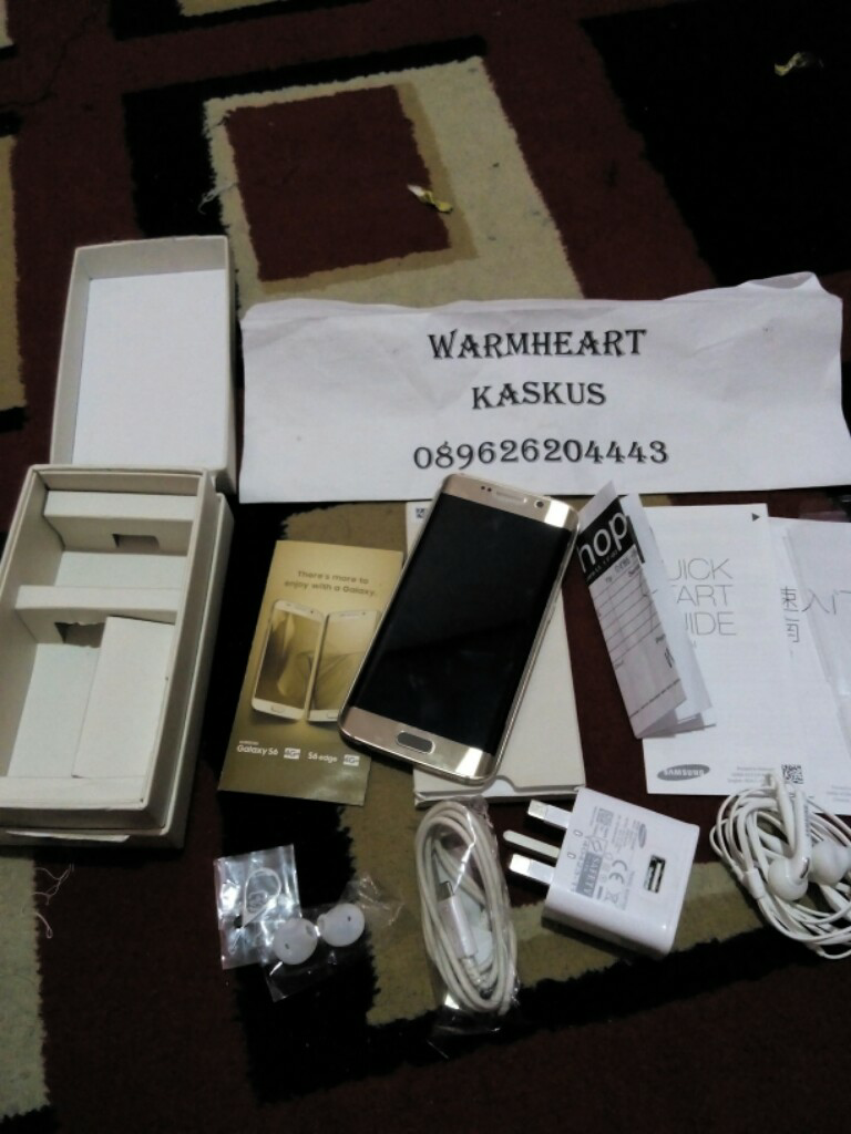 Samsung Galaxy S6 Edge Gold 32GB SM-G9251. Bandung