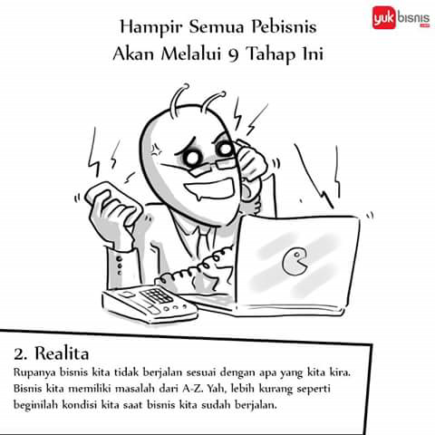Hampir semua Pebisnis melalui 9 tahap ini &#91;PIC&#93;