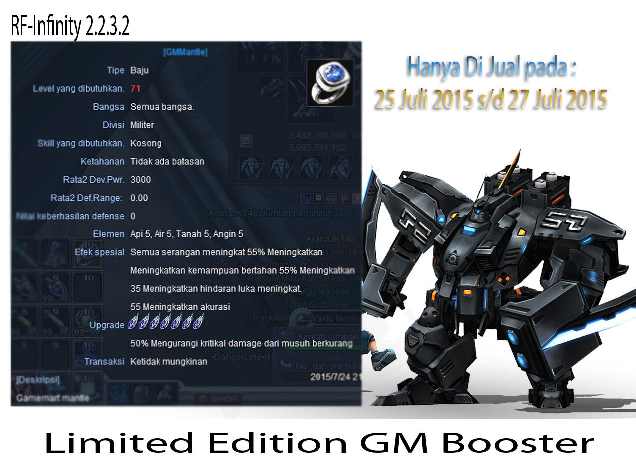 RF INFINITY FULL PVP (Boleh dicoba Gan)