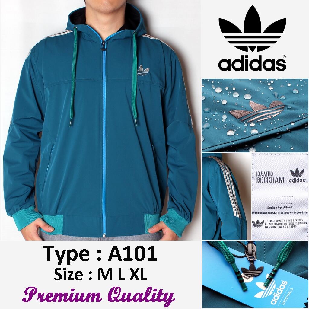 Jaket Nike & Adidas Hoodie parasut , BISA BOLAK BALIK ( WINDBREAKER lohh gan )