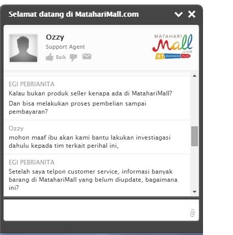 Pengalaman Berbelanja di MatahariMall dot com