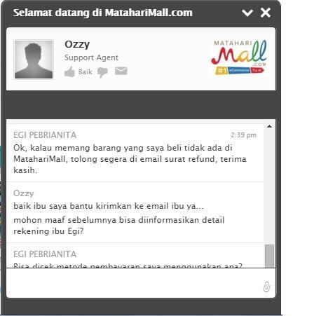 Pengalaman Berbelanja di MatahariMall dot com