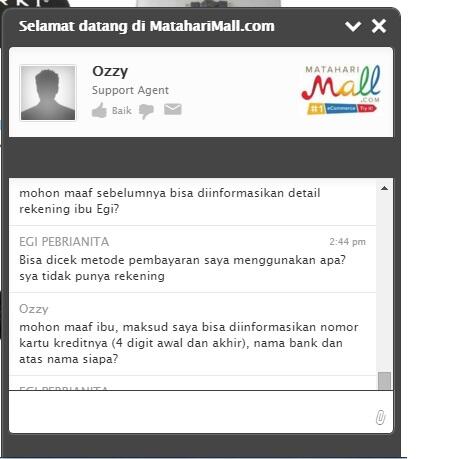 Pengalaman Berbelanja di MatahariMall dot com