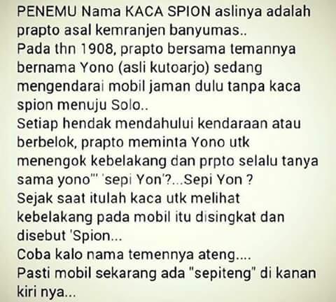 Bangga ! penemu Kaca Spion Asli Indonesia