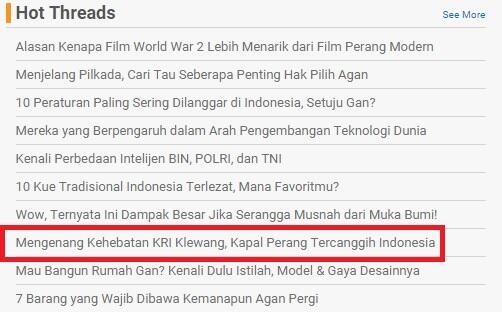 Mengenang Kehebatan KRI Klewang, Kapal Perang Tercanggih Milik Indonesia