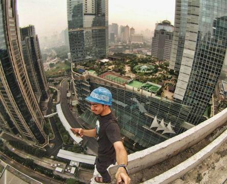 15 Foto selfie ala Arief Fandy ini bikin kakimu gemeteran