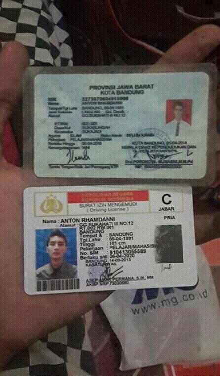 Anton Rhamdanni no rek: 34-91-24-20-17 a/n: Nelsen