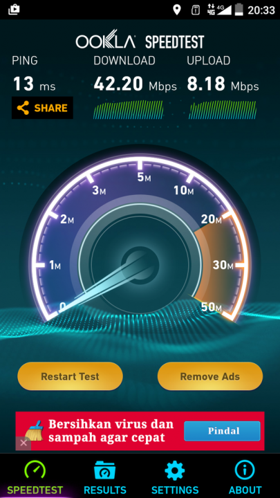 iseng adu speed provider gsm / cdma loe