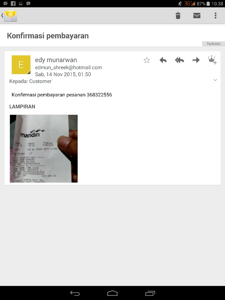 Transaksi di Lazada yang memusingkan kepala