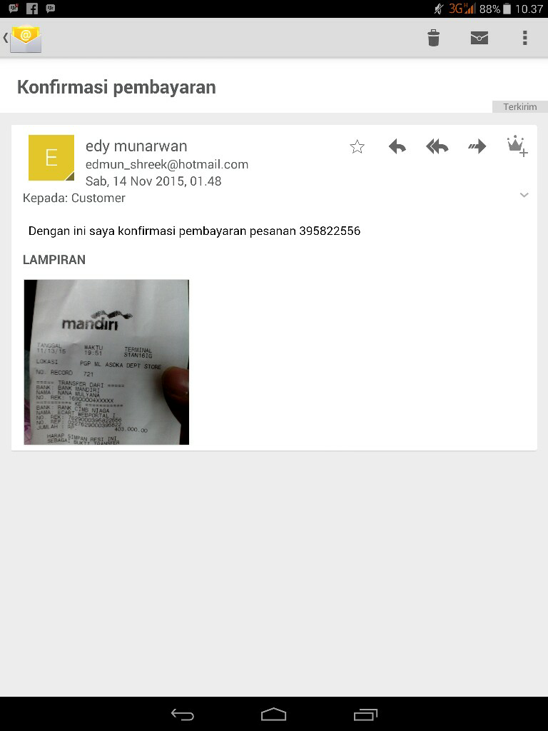 Transaksi di Lazada yang memusingkan kepala
