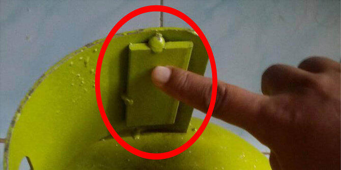 {HATI2} KECURANG! LEMPENGAN BESI DITEMPEL DI TABUNG ELPIJI 3KG BIAR TAMBAH BERAT GAN