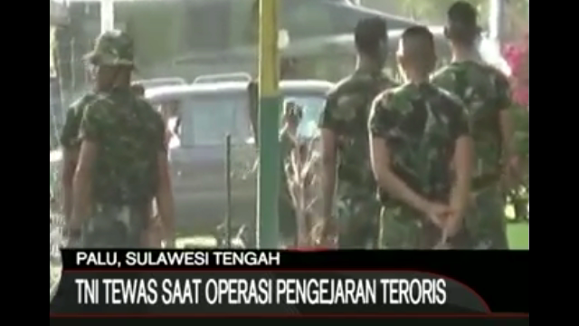 Seorang Anggota TNI Tewas Saat Baku Tembak Dengan Teroris di Poso, Sulawesi Tengah