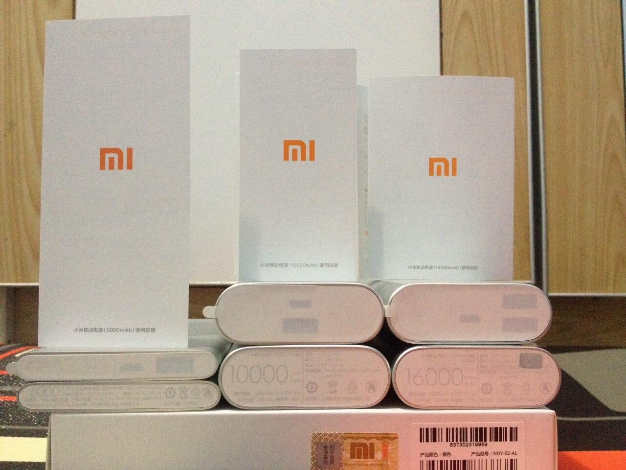 DISTRIBUTOR POWERBANK ORIGINAL XIAOMI 100% 5.000 MAH & POWER BANK XIAO MI 16.000 MAH