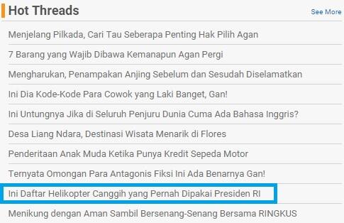 Ini Daftar Helikopter Canggih yang Pernah Dipakai Presiden RI