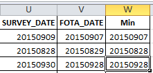 Cara Dapatin Value Terkecil (MIN) dari 2 field dalam 1 table MS.ACCESS
