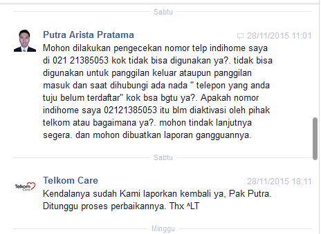 KECEWA DENGAN LAYANAN INDIHOME TELKOM STO KLENDER